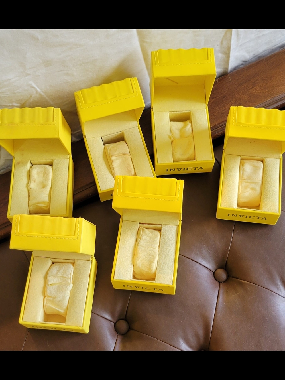 Invicta Bright Yellow Watch Presentation Box